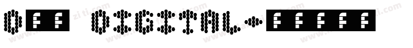 Dot DIGITAL字体转换